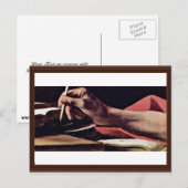 St. Jerome, von Michelangelo Meris detailliert ges Postkarte (Vorne/Hinten)