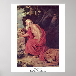 St. Jerome von Peter Paul Rubens Poster