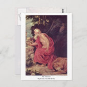 St. Jerome von Peter Paul Rubens Postkarte (Vorne/Hinten)