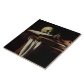 St- Jeromeschreiben, c.1604 (Detail von 64911) Fliese (Seite)