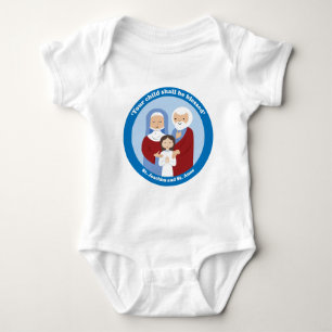St. Joachim und St Anne Baby Strampler