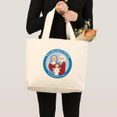 St. Joachim und St Anne Jumbo Stoffbeutel (Vorderseite (Produkt))
