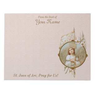 St. Joan Burning at the Stake (BF 01) H 11"x8.5" Notizblock