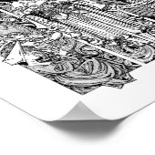 St. Joan mit Sts. Louise und Francis de Sales Poster (Ecke)