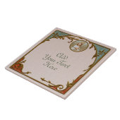 St. Joan of Arc Burning at the Stake (BF01) Tile 3 Fliese (Seite)