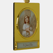 St. Joan of Arc Burning at the Stake (BF 01) Banner-Ornament Gold (Rechts)
