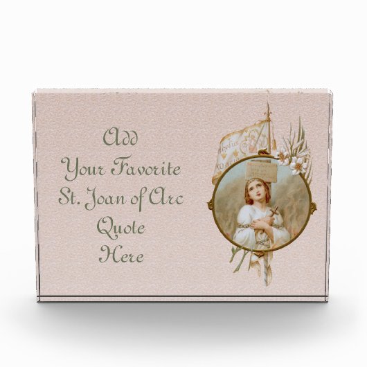 St. Joan of Arc Burning at the Stake (BF 01) Fotoblock (Vorderseite)