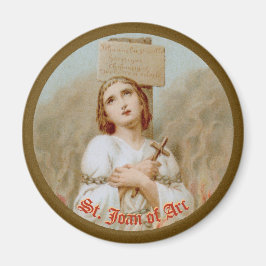 St. Joan of Arc Burning at the Stake (BF 01) Magnet