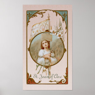 St. Joan of Arc Burning at the Stake (BF 01) Poster