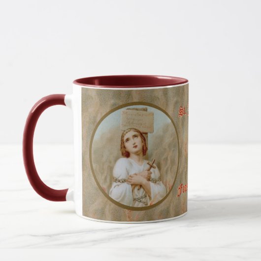 St. Joan of Arc Burning (BF 01) Kaffeetasse 2 (Links)