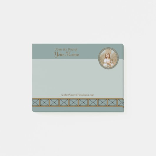 St. Joan of Arc Burning (BF 01, Style 1) 4"x3" Post-it Klebezettel (Vorderseite)