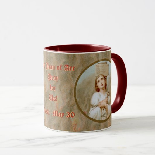 St. Joan of Arc Burning (BF 01) Tasse 2 (VorderseiteRechts)