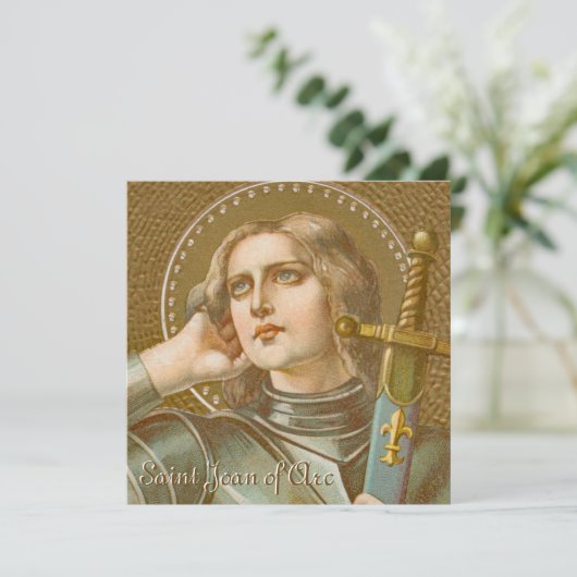 St. Joan of Arc (JM 28) Blank Square Gruß (Stehend Vorderseite)