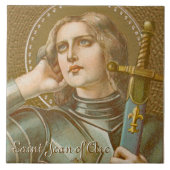 St. Joan of Arc (JM 28) Fliese (Vorderseite)