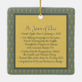 St. Joan of Arc (JM 28) Keramikornament (Rückseite)