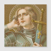 St. Joan of Arc (JM 28) Magnetic Greeting Magnetkarte (Vorderseite)