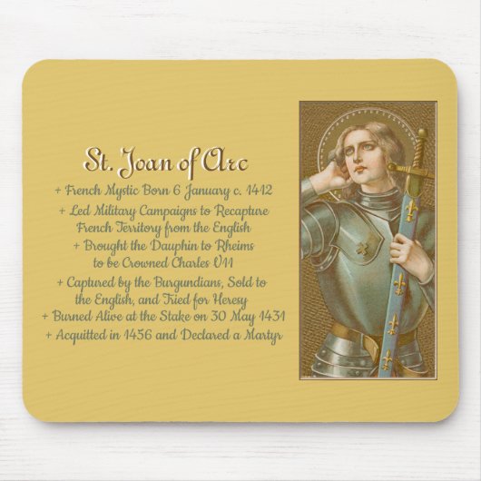 St. Joan of Arc (JM 28) Mousepad (Vorne)