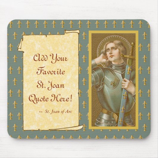 St. Joan of Arc (JM 28) Mousepad (Vorne)