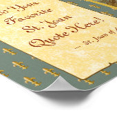 St. Joan of Arc (JM 28) Poster (Ecke)