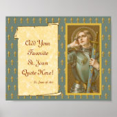 St. Joan of Arc (JM 28) Poster (Vorne)