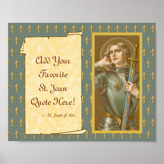 St. Joan of Arc (JM 28) Poster (Vorne)