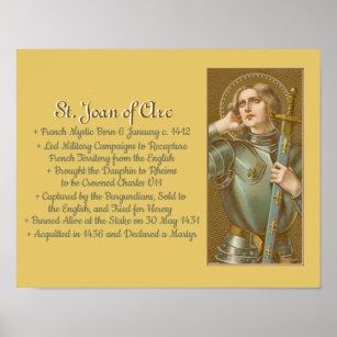 St. Joan of Arc (JM 28) Poster