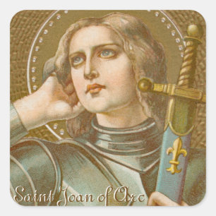 St. Joan of Arc (JM 28) Quadratischer Aufkleber