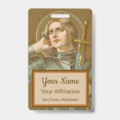 St. Joan of Arc (JM 28) (Stil 1) Ausweis (Rückseite)