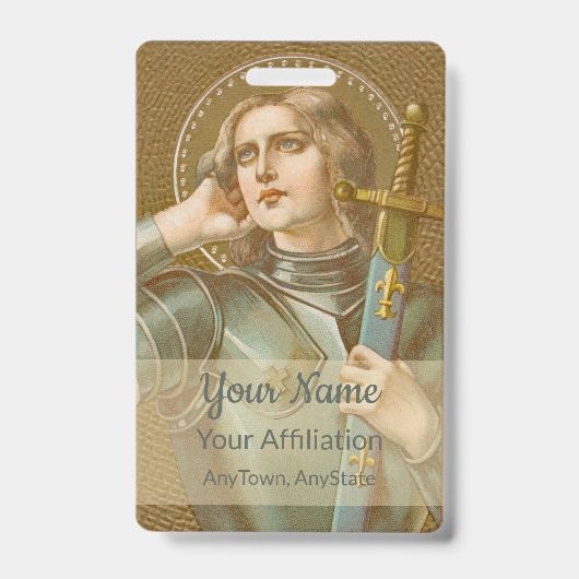 St. Joan of Arc (JM 28) (Stil 2) Ausweis (Vorderseite)