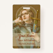 St. Joan of Arc (JM 28) (Stil 2) Ausweis (Rückseite)