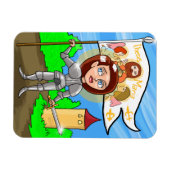 St. Joan of Arc Magnet (Horizontal)