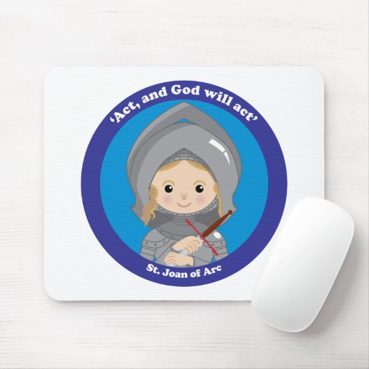 St. Joan of Arc Mousepad (Mit Mouse)