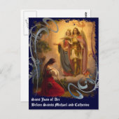 St. Joan of Arc Postcard Postkarte (Vorne/Hinten)