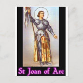 St. Joan of Arc Postkarte (Vorderseite)