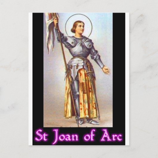 St. Joan of Arc Postkarte (Vorderseite)