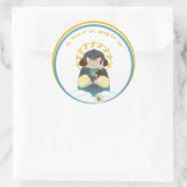 St. Joan of Arc Runder Aufkleber (Tasche)