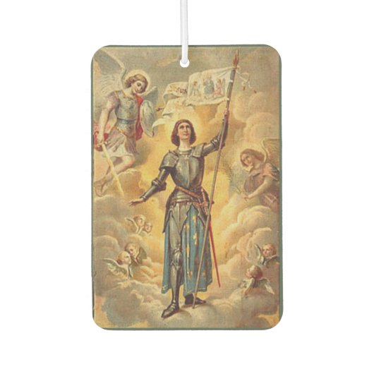 St. Joan of Arc St. Michael Angels Soldier Autolufterfrischer (Vorderseite)