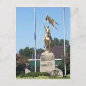 St. Joan of Arc Statue Postkarte (Vorderseite)