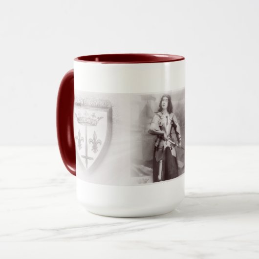 St. Joan of Arc Tasse (Vorderseite Links)