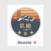 St. Joe, Indiana Aufkleber (Blatt)