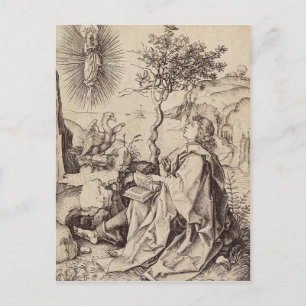 St. Johannes der Evangelist auf Patmos Postkarte