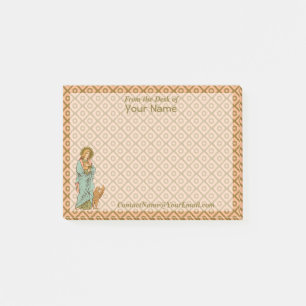 St. Johannes der Evangelist (RLS 07, Stil 2) 4"x3" Post-it Klebezettel