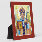 St. Johannes Paul der Große (Papst JP2) Icon Plaqu Fotoplatte (Seite)