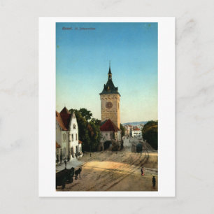 St. Johannthor Basel Schweiz Vintage Postkarte