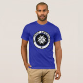 St John Ambulance Brigade Retro 1888 Logo T-Shirt (Vorne ganz)