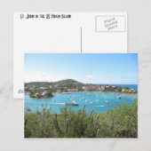 St. John auf der US-Jungfrau Postkarte (Vorne/Hinten)