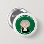 St. John Baptist de La Salle Button (Vorne & Hinten)