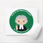 St. John Baptist de La Salle Mousepad (Mit Mouse)