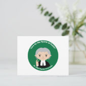 St. John Baptist de La Salle Postkarte (Stehend Vorderseite)