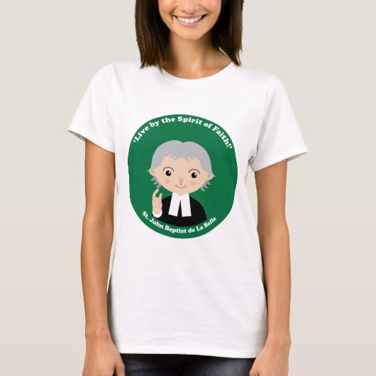 St. John Baptist de La Salle T-Shirt (Vorderseite)